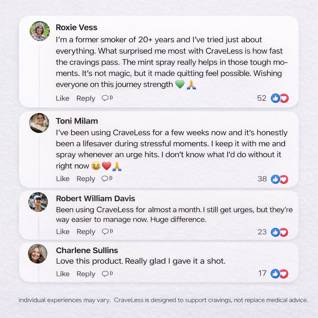 CraveLess™ Craving Control Inhaler - Stop Nicotine Usage!