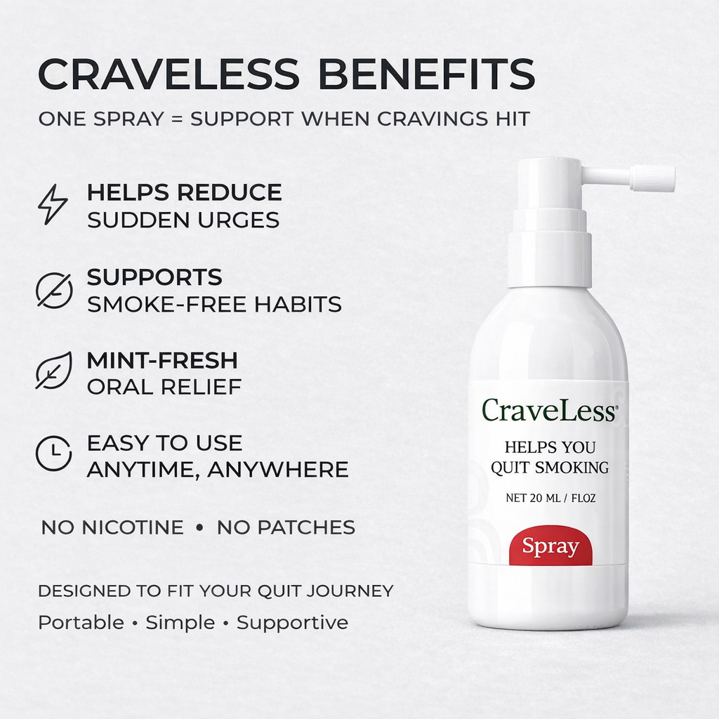 CraveLess™ Craving Control Inhaler - Stop Nicotine Usage!