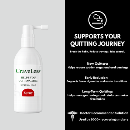 CraveLess™ Craving Control Inhaler - Stop Nicotine Usage!