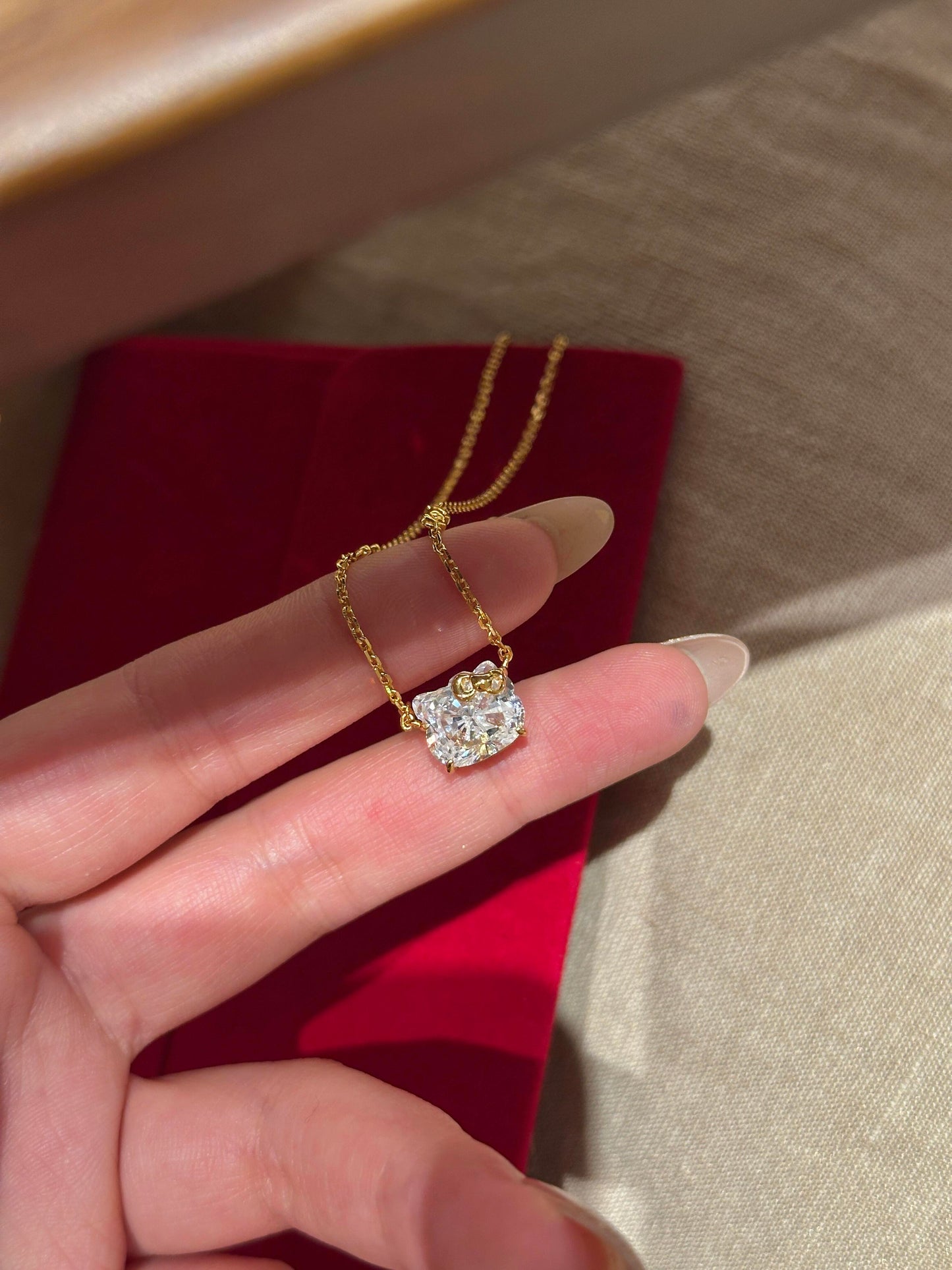 Hello Kitty x Nestura Zirconia Ring